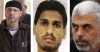 Abdullah Barghouti, Mohamed Al-Deif y Yahya Ibrahim Al-Sinwar, los principales líderes de Hamás en la actualidad.
