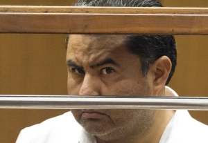 Naasón Joaquín García, líder de la iglesia fundamentalista mexicana La Luz del Mundo, comparece ante el Tribunal Superior del Condado de Los Ángeles 2020.