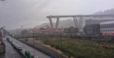 &quot;Inmensa tragedia&quot;: Al menos 22 muertos al derrumbarse un viaducto de una autopista en Italia