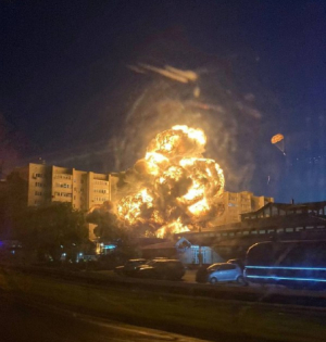 Avión militar ruso se estrella en Yeysk sobre edificios residenciales