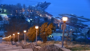 Gran escalera de Mitrídates en Kerch, Rusia.