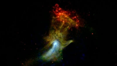 La NASA descubre una mano de Dios en el espacio profundo