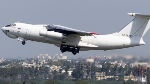 Un segundo avión Il-76 procedente de Rusia llegó a Venezuela tras la solicitud de asistencia militar de Maduro.
