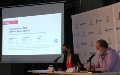 "Todos los laboratorios (donde se hacen las pruebas) están validados por el InDRE”, expresó el secretario.