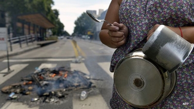 Los apagones de 2013 provocaron protestas y cortes de calles. 