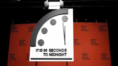 El Reloj del Juicio Final actualizará este martes su pronóstico anual sobre cuán cerca estamos de un 'apocalipsis'