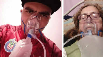 David, quien se enfermó de covid-19 antes que su madre María de Lourdes, buscó por decenas de hospitales hasta encontrar una cama libre para ella en Ciudad de México.