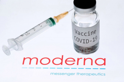 Una dosis de la vacuna de Moderna contra el coronavirus.