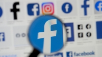 El logotipo de Facebook.