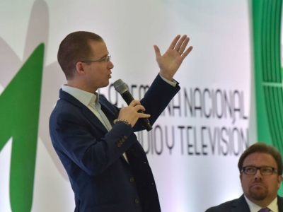 Ricardo Anaya habló este miércoles ante empresarios de la CIRT.