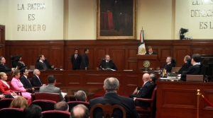 Sesión de la Suprema Corte.