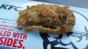 Hizo un pedido a KFC y se llevó una sorpresa desagradable