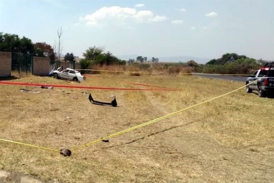 El accidente se registró sobre la Avenida Adolf Horn.