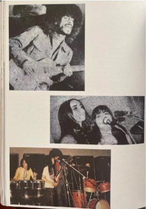 El blues de Javier Bátiz en plena inspiración en el Palacio de la Cultura, Fuente: Excélsior, Pag. 262, del libro PROMETEO-71, Trilce Ediciones, 2022