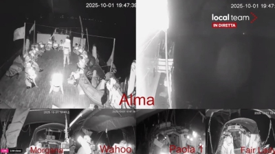 Israel intercepta la flotilla humanitaria cerca de las aguas territoriales de Gaza