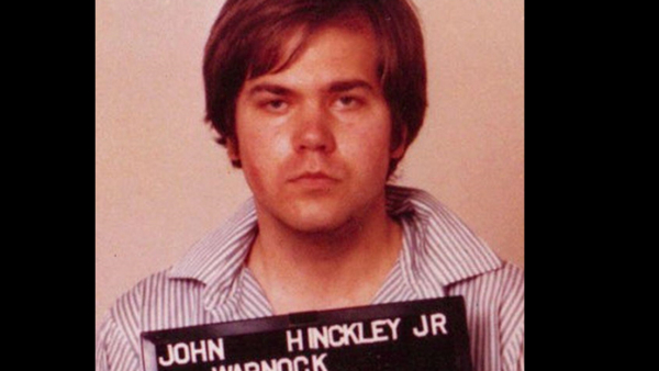 John Hinckley Jr. tras ser detenido por intento de magnicidio.