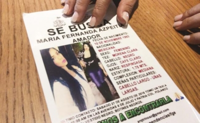 Localizan restos humanos en diligencia realizada en predio de la ex pareja de María Fernanda Azpeitia “Mafer”