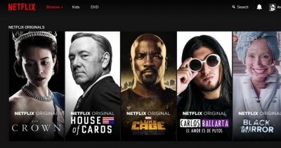 Página principal de Netflix con algunas de sus últimas novedades.