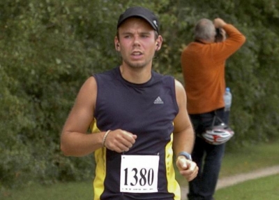 Andreas Lubitz, en una maratón en Hamburgo