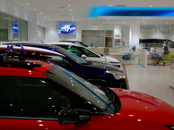 Foto de archivo de un concesionario