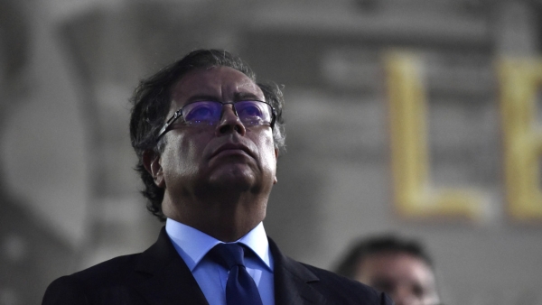 El presidente de Colombia, Gustavo Petro