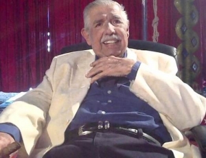 El actor Rubén Aguirre "El Profesor Jirafales"