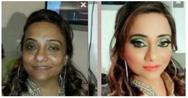 Un día después de casarse demanda a su esposa por engañarlo con el maquillaje