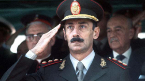El exdictador argentino Jorge Rafael Videla, en Buenos Aires, el 1 de enero de 1978