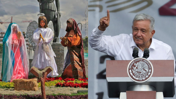 AMLO rechazó que SCJN analice prohibición a nacimientos navideños en espacios públicos