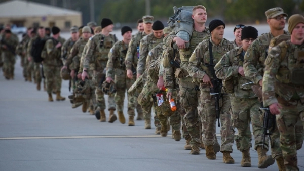 Miembros de la 82.ª División Aerotransportada del Ejército de Estados Unidos.