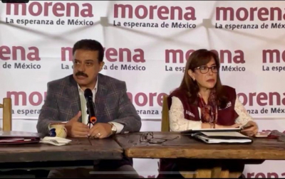 La delegada morenista Yeidckol Polevnsky acusa directamente a la diputada federal electa de Morena Claudia Delgadillo de haber operado en contra de Lomelí y para favorecer a Lemus.