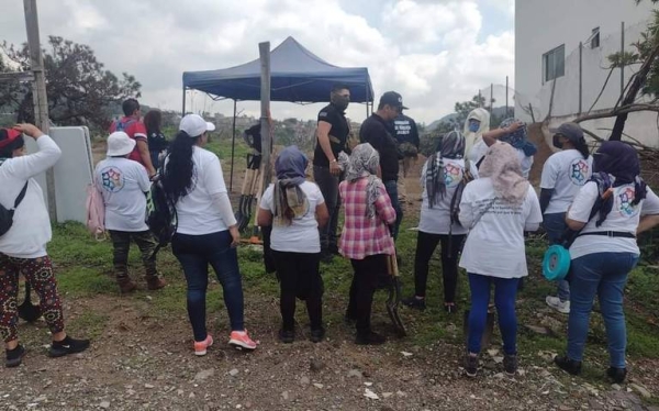 Integrantes de colectivo de buscadoras se contagiaron con un hongo de la tierra