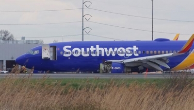 El aparato tuvo que practicar una aterrizaje de emergencia en el Aeropuerto Internacional de Philadelphia