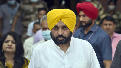 El primer ministro de Punyab, Bhagwant Mann.
