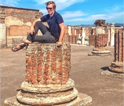 Amenazan de muerte a un turista por hacer esta foto 'prohibida' en Pompeya