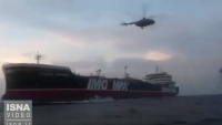 VIDEO: Irán muestra el momento exacto de la incautación del petrolero británico con helicópteros y lanchas rápidas