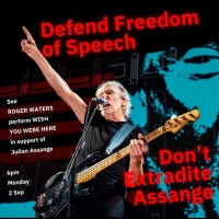 Roger Waters de Pink Floyd canta en apoyo a Assange ante el Ministerio británico de Interior