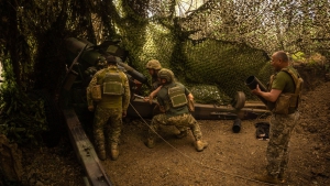 Un escuadrón de artillería ucraniano, 11 de agosto de 2025.