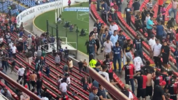 Decenas de heridos tras un enfrentamiento entre las aficiones de dos equipos de fútbol en México