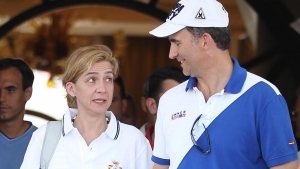 Don Felipe y la infanta Cristina, en una imagen tomada en 2011