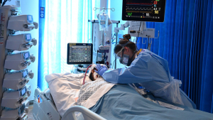 Hospital en Cambridge, Reino Unido. 5 de mayo de 2020.