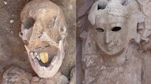 Arquéologos creen la lengua de oro fue colocada para que el difunto pudiera hablar con Osiris en el más allá. Este contenido ha sido publicado originalmente por Diario EL COMERCIO en la siguiente dirección: https://www.elcomercio.com/tendencias/arqueologos-momia-lengua-oro-egipto.html. Si está pensando en hacer uso del mismo, por favor, cite la fuente y haga un enlace hacia la nota original de donde usted ha tomado este contenido.