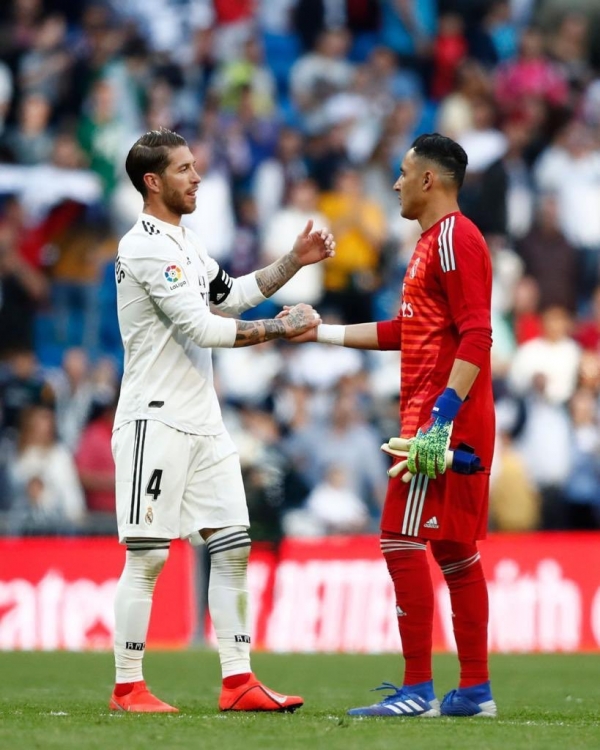 Sergio Ramos y Keylor Navas