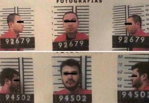 Julián Grimaldi y Carlos Jesús Salmón, los presuntos reos fugados del penal de Aguaruto, Culiacán.