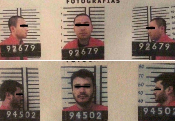 Julián Grimaldi y Carlos Jesús Salmón, los presuntos reos fugados del penal de Aguaruto, Culiacán.