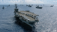 El portaviones estadounidense USS Abraham Lincoln