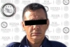 El jefe de la Agencia de Investigación Criminal (centro) detalló que junto a José Guadalupe fue detenido otro sujeto.