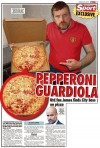 La increíble demanda de un hincha del Manchester United por una pizza con la cara de Guardiola