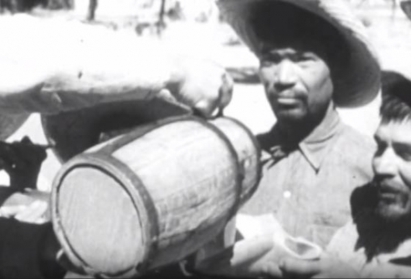 Imagen del documental grabado por Hubert Schonger en 1936.