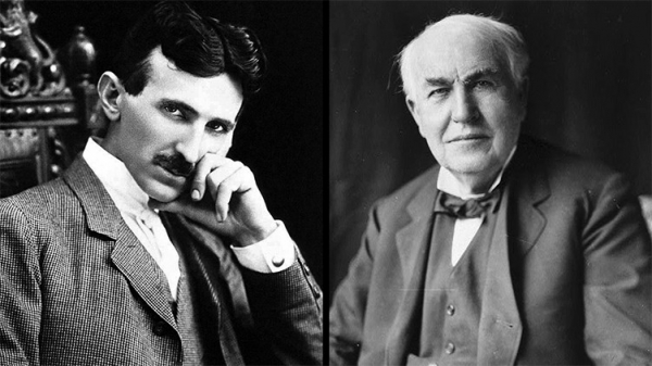 Tesla y Edison